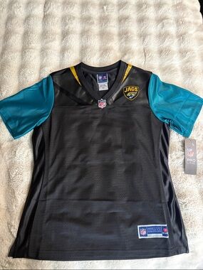 NFL Jacksonville Jaguars Black & Teal Jersey